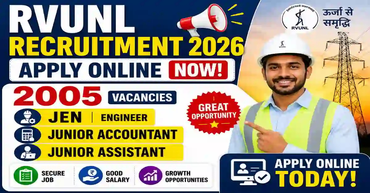 RVUNL Recruitment 2026