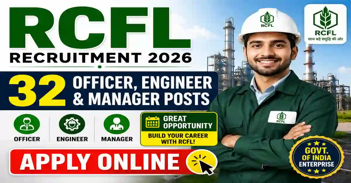 RCFL Recruitment 2026