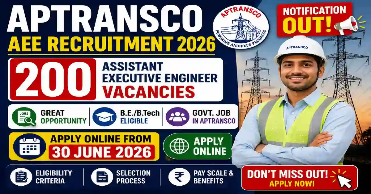 APTRANSCO AEE Recruitment 2026