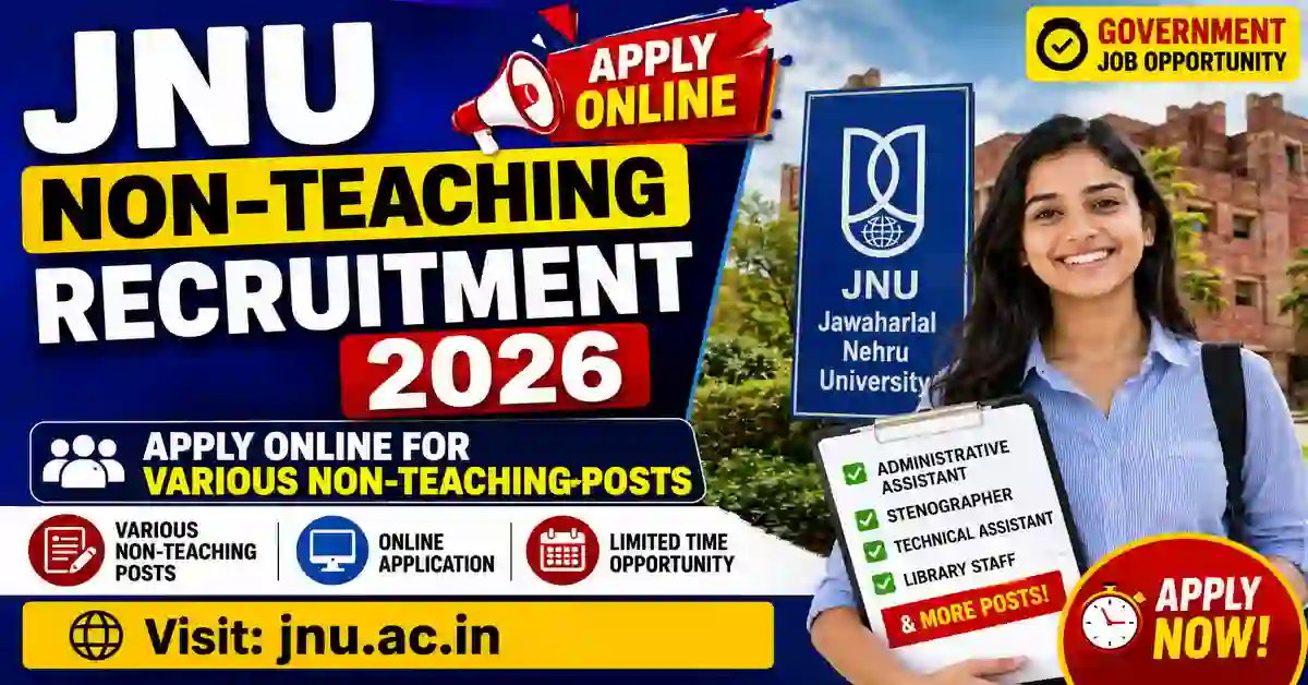 JNU Non-Teaching Recruitment 2026