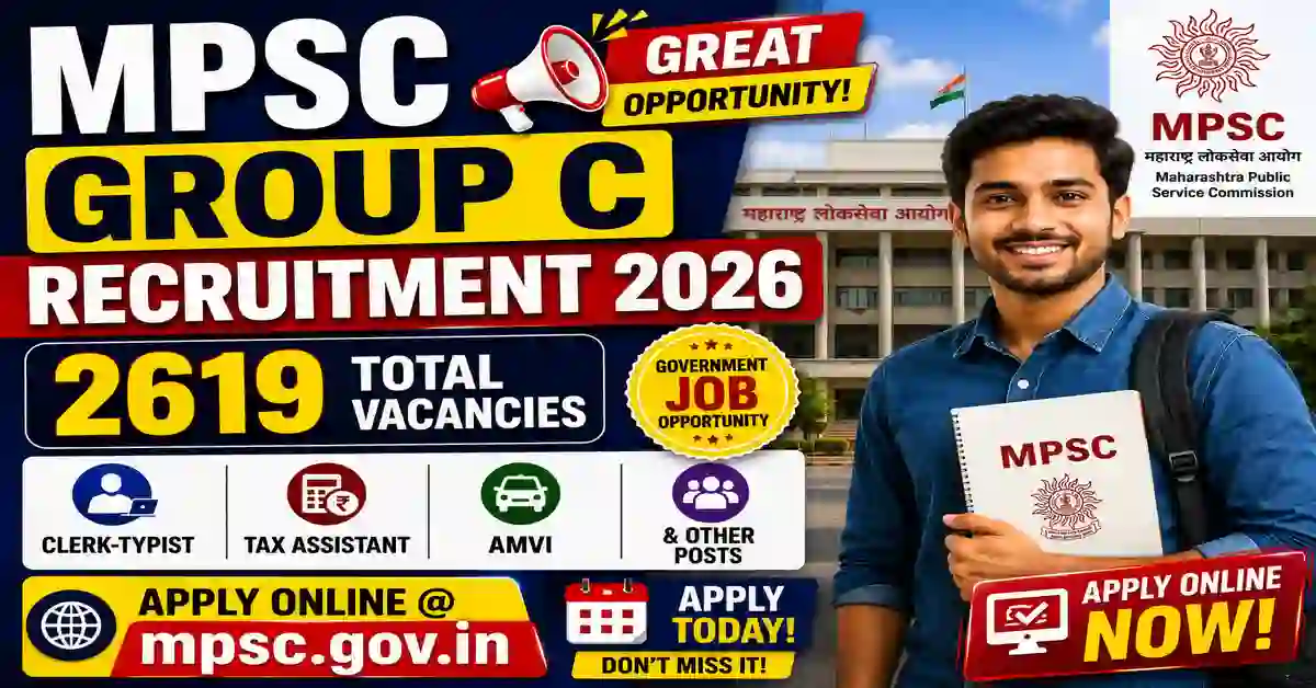 MPSC Group C Recruitment 2026