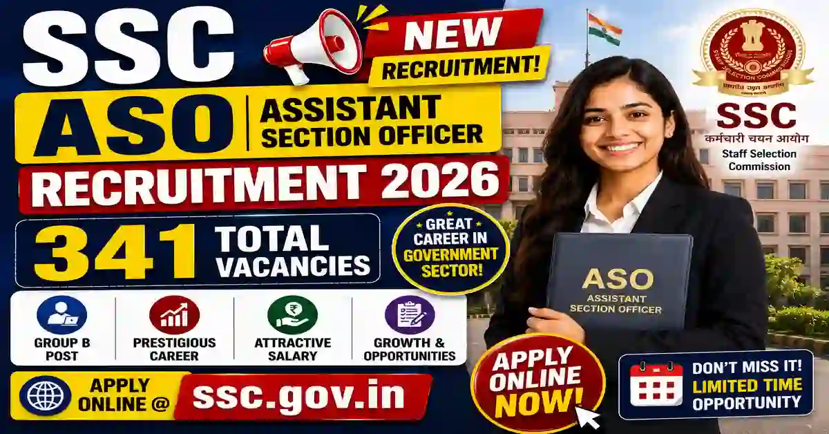 SSC ASO Recruitment 2026