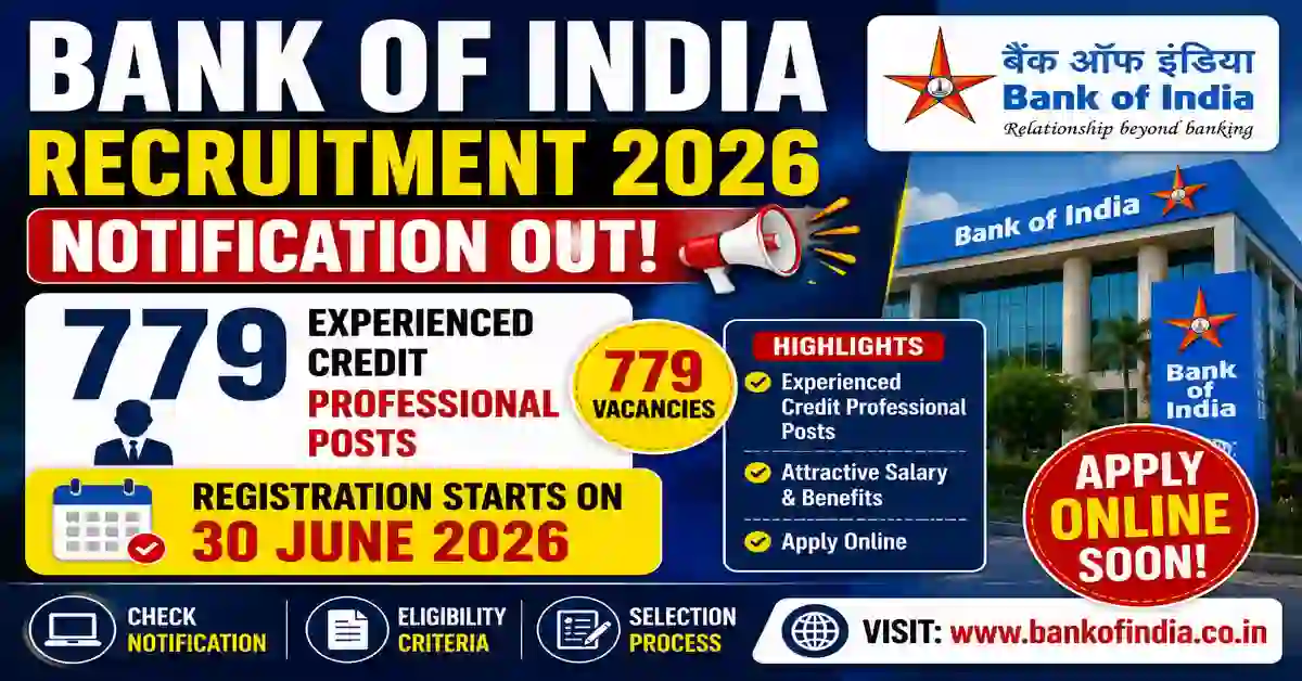 Bank of India Recruitment 2026