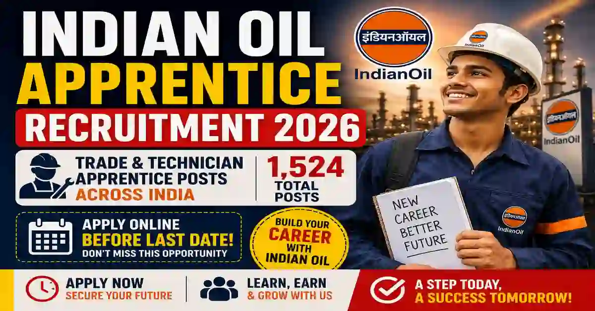 Indian Oil Apprentice Recruitment 2026