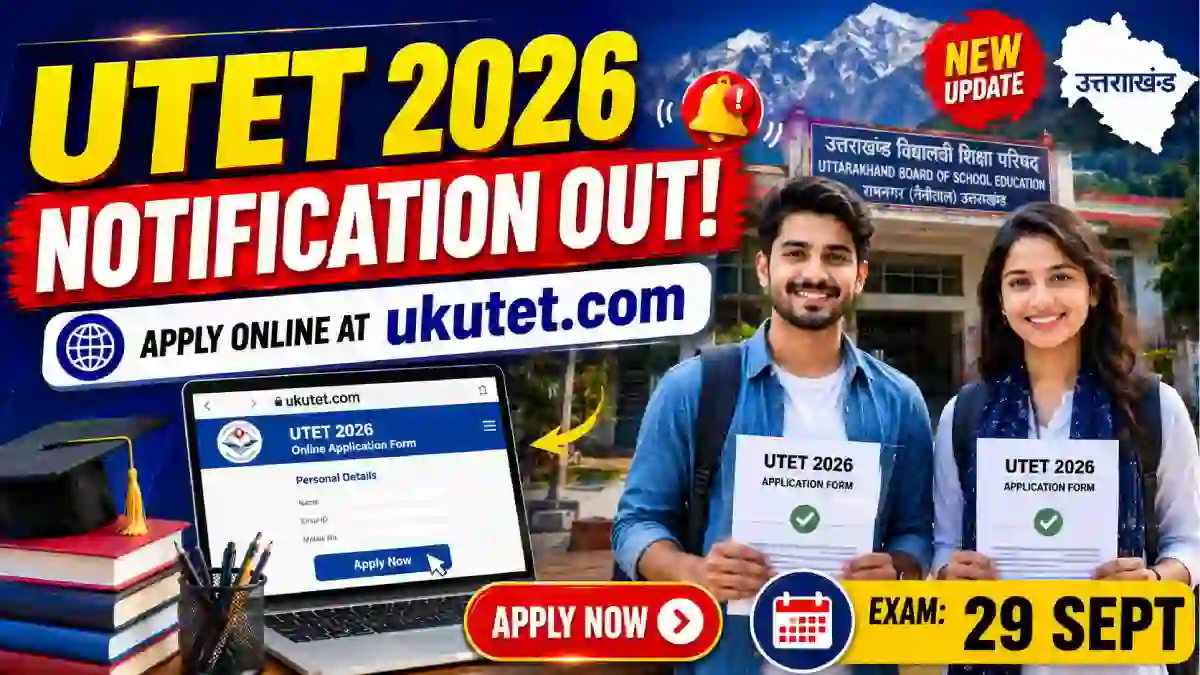 UTET 2026 Notification