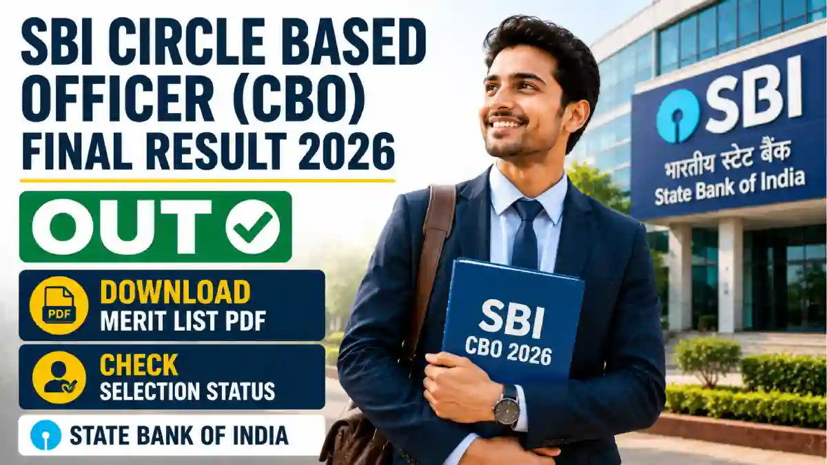 SBI Circle Based Officer (CBO) Final Result