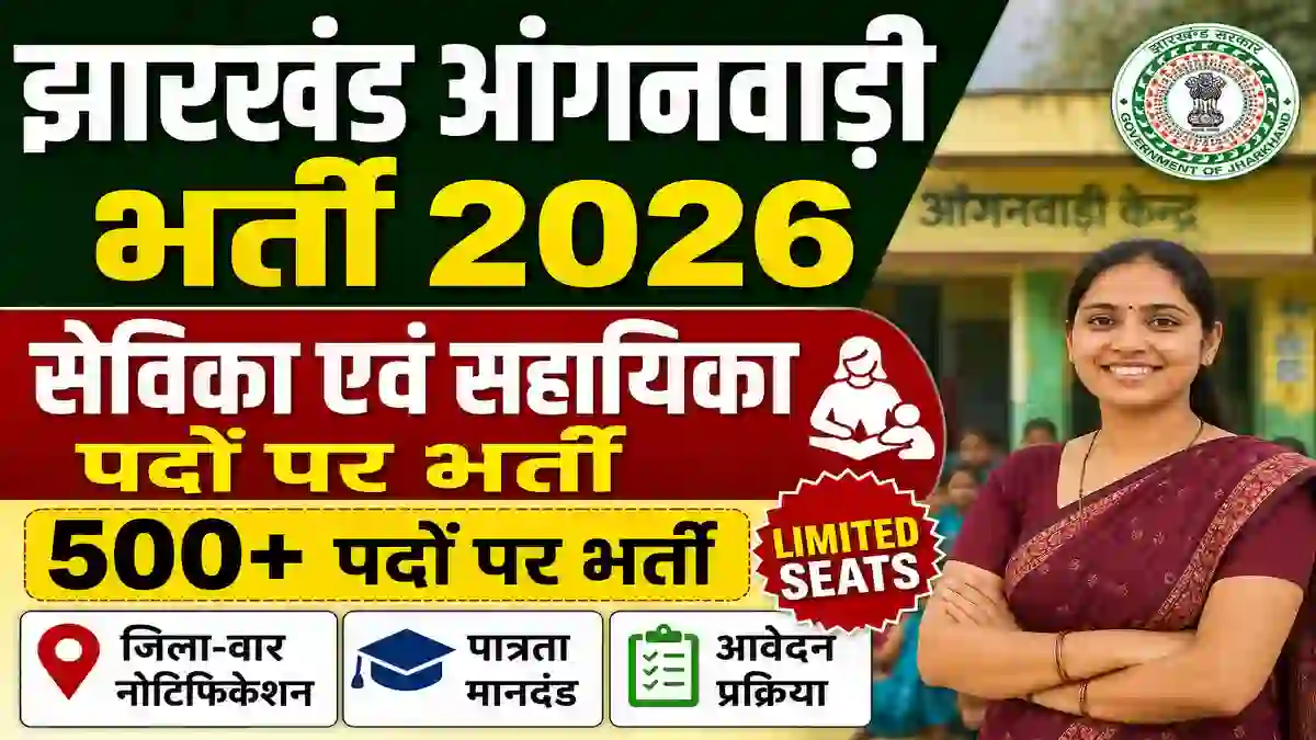 Jharkhand Anganwadi Recruitment 2026