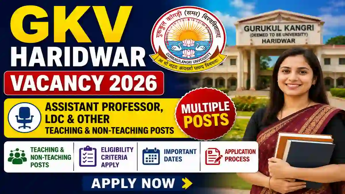 GKV Haridwar Recruitment 2026