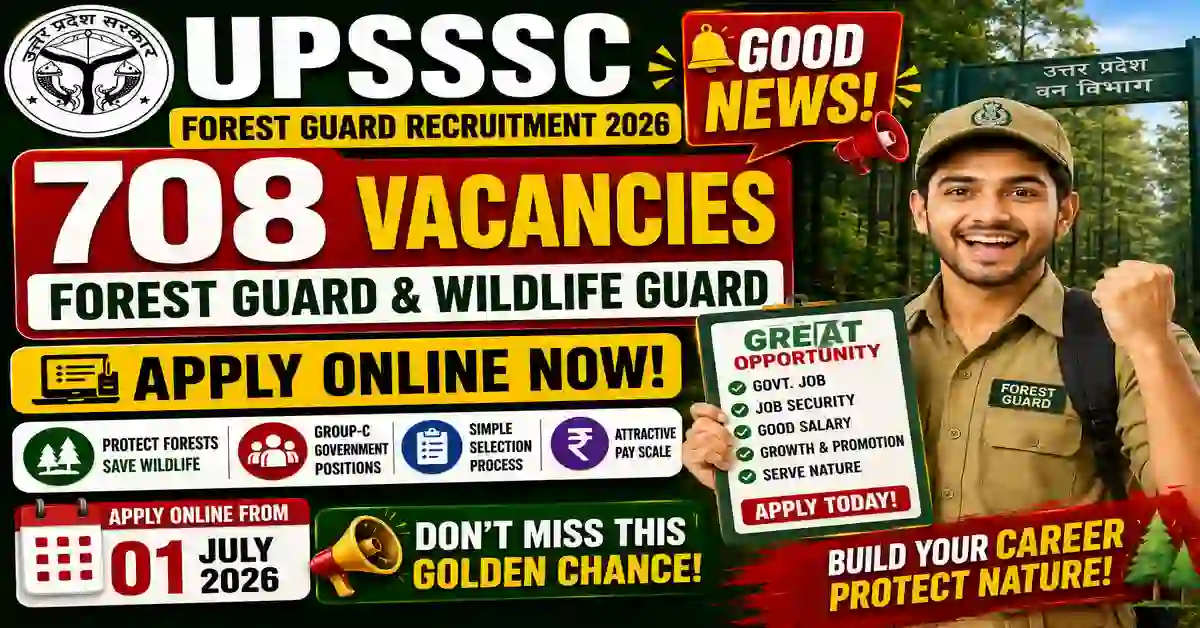 UPSSSC Forest Guard Recruitment 2026