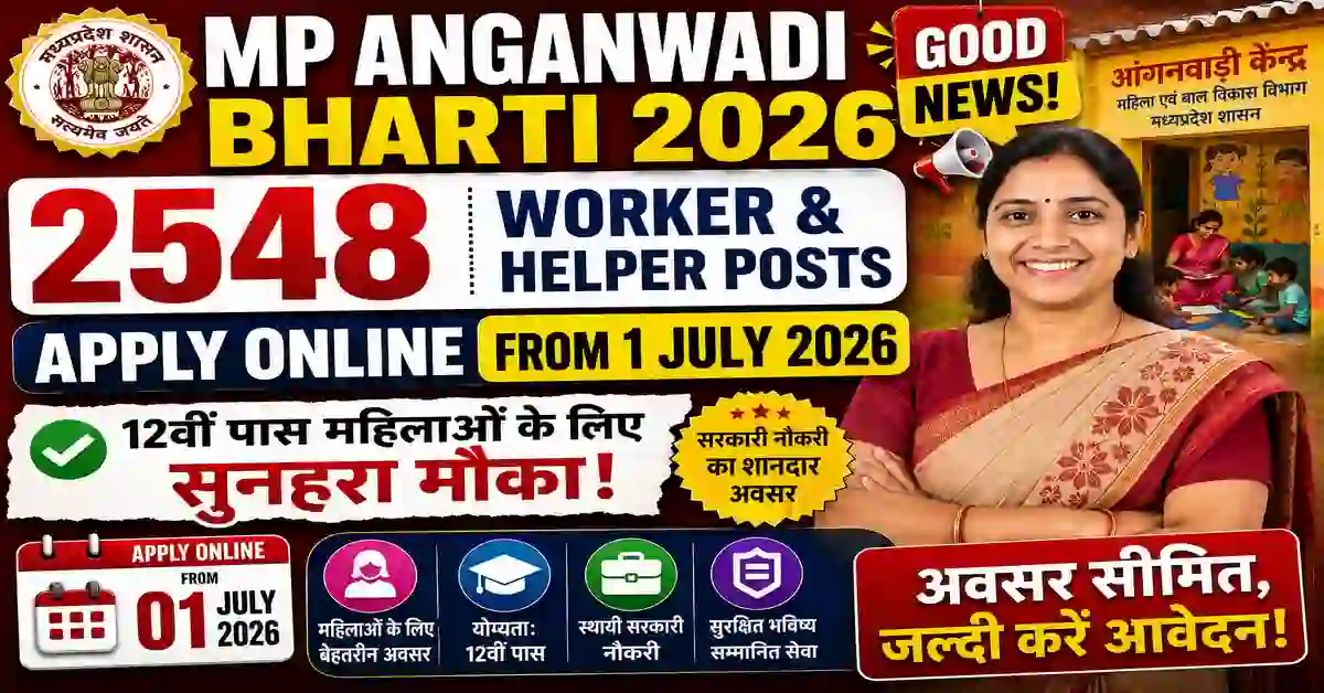 MP Anganwadi Bharti 2026