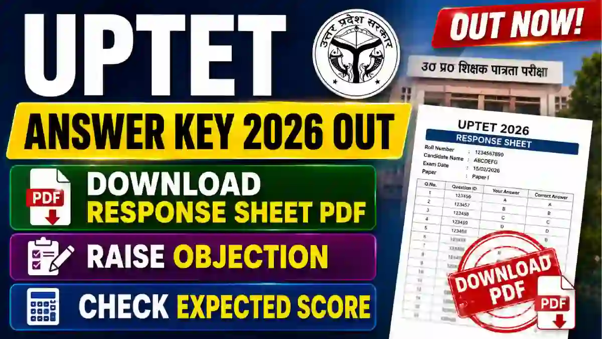 UPTET Answer Key 2026