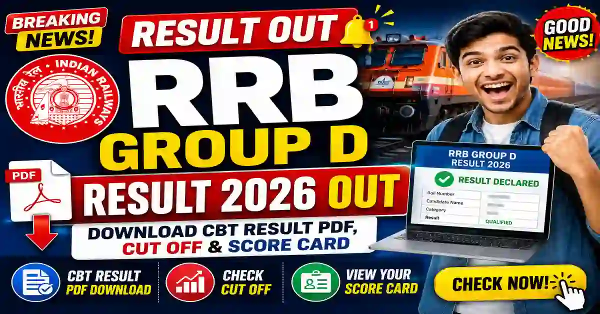 RRB Group D result 2026