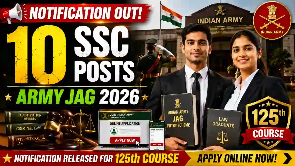 Indian Army JAG Entry Scheme 2026