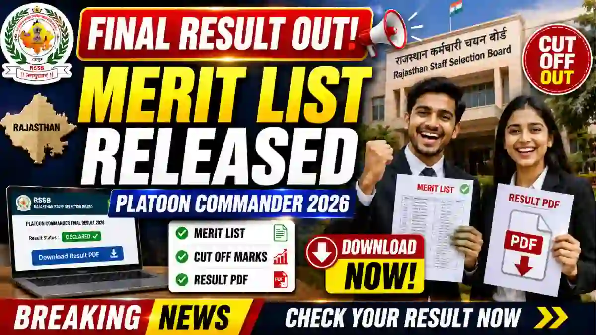 RSSB Platoon Commander Final Result 2026