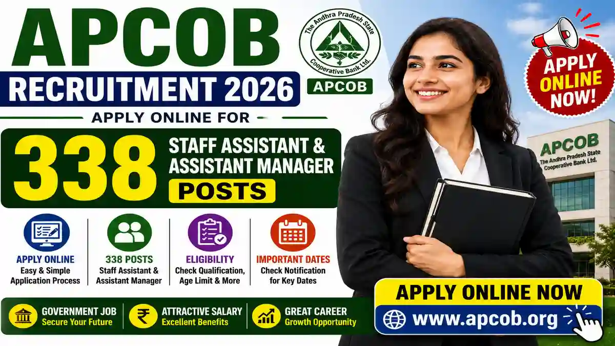 APCOB Recruitment 2026