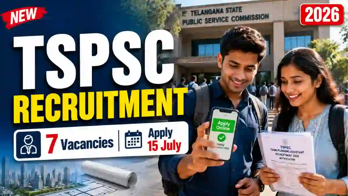 TSPSC Town Planning Assistant Recruitment 2026