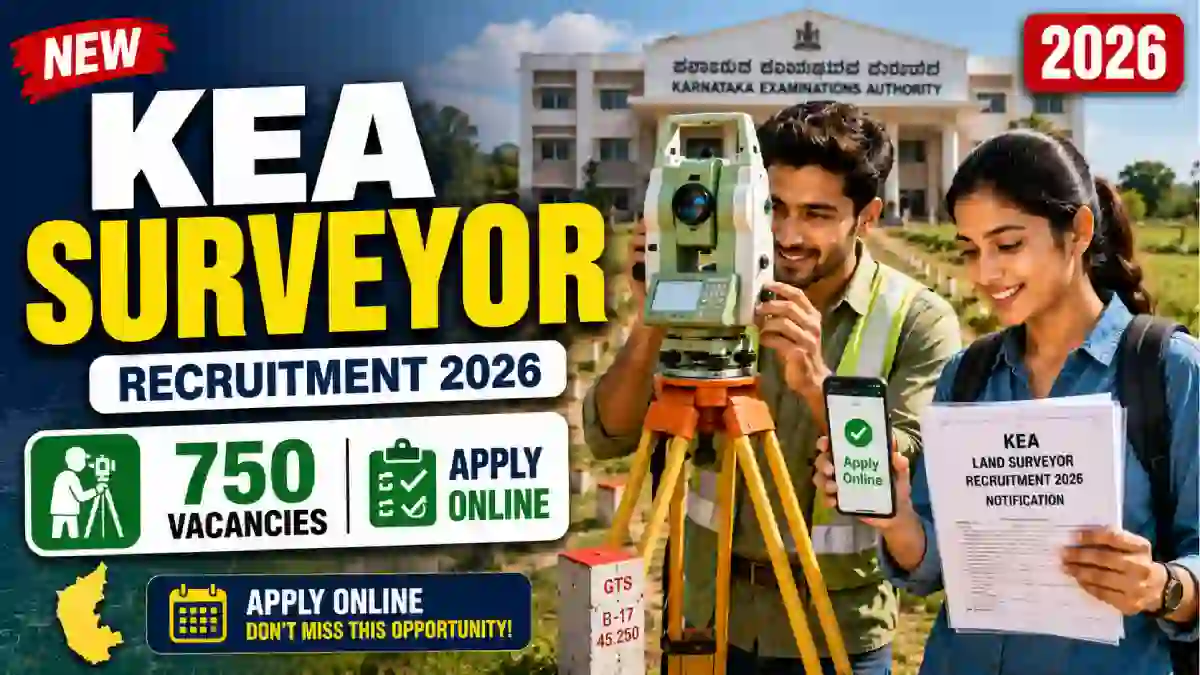 Karnataka KEA Land Surveyor Recruitment 2026