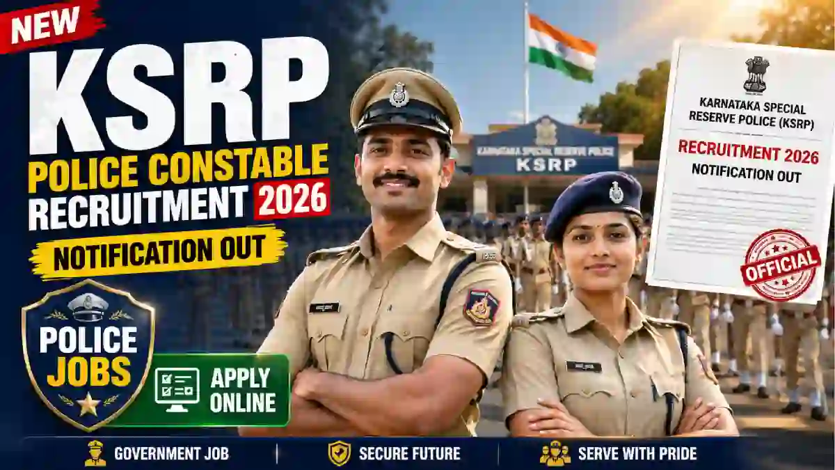 KSRP Police Constable Recruitment 2026
