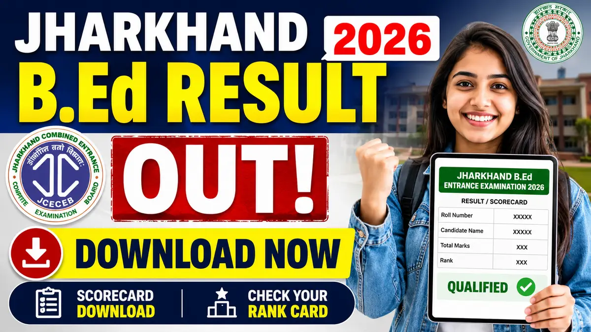 Jharkhand B.Ed Result 2026
